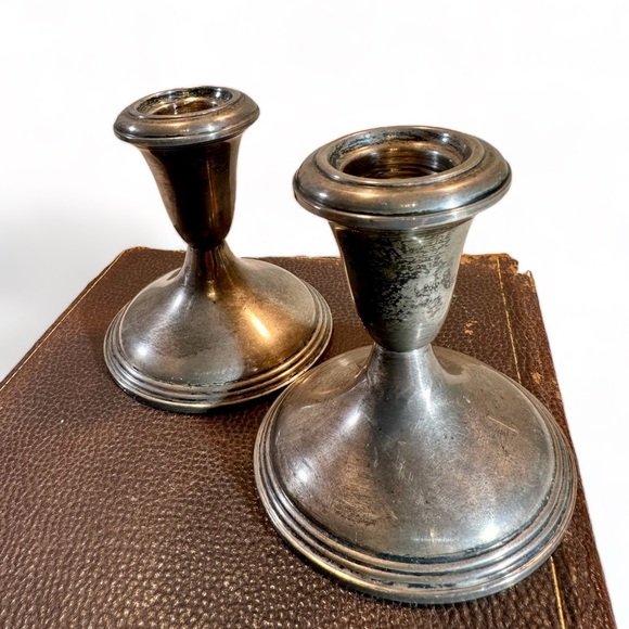 Reed & Barton Other - Reed and Barton STERLING SILVER weighted Candle holders circa 70’s